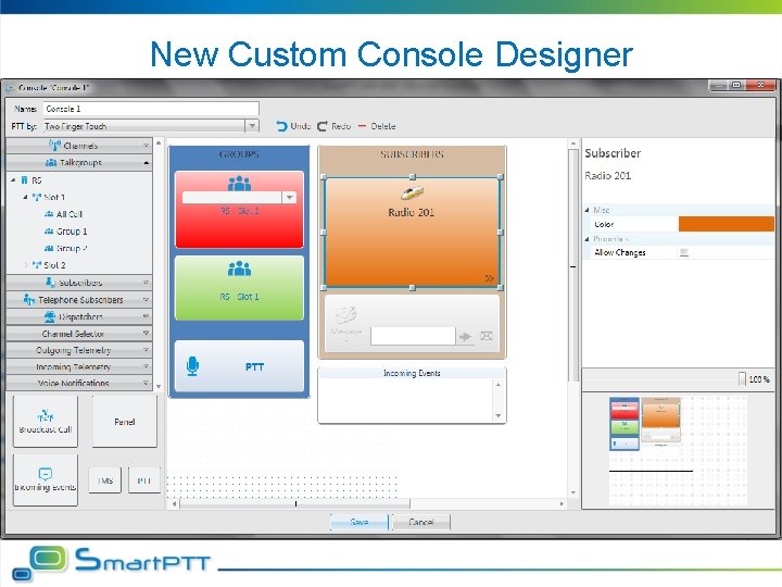 New Custom Console Designer 