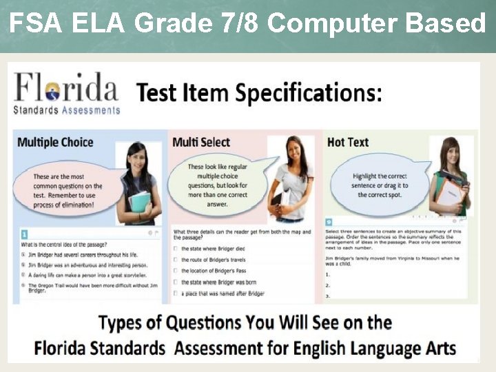 FSA ELA Grade 7/8 Computer Based 