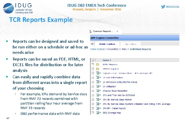 TCR Reports Example • Reports can be designed and saved to be run either TCR Reports Example • Reports can be designed and saved to be run either