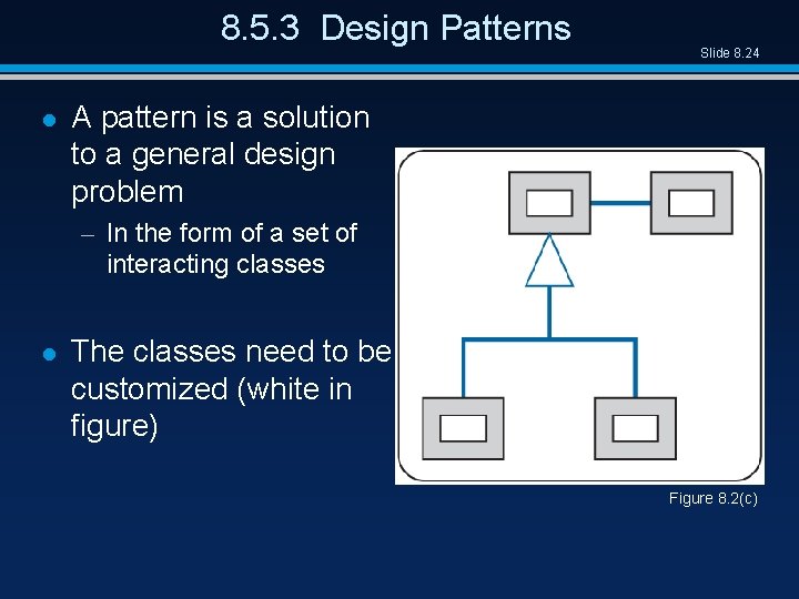 8. 5. 3 Design Patterns l Slide 8. 24 A pattern is a solution