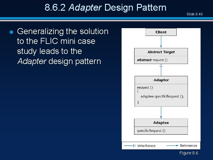 8. 6. 2 Adapter Design Pattern l Slide 8. 40 Generalizing the solution to