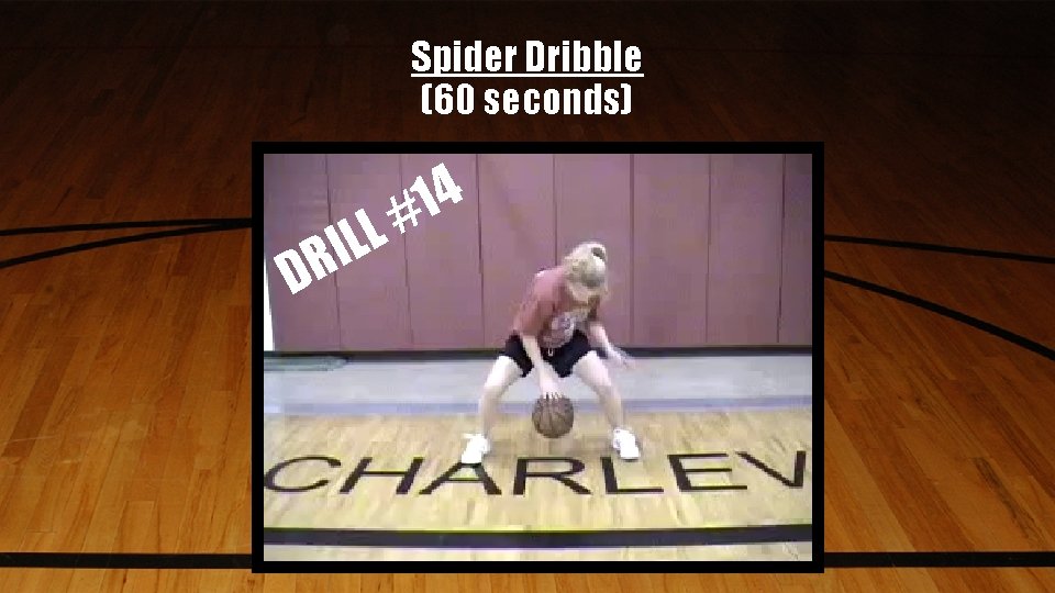 Spider Dribble (60 seconds) D L L RI 4 1 # 