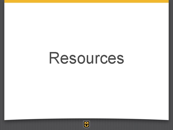 Resources 