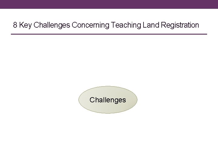 8 Key Challenges Concerning Teaching Land Registration Challenges 