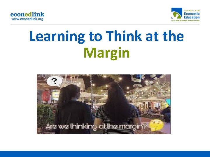 Learning to Think at the Margin 