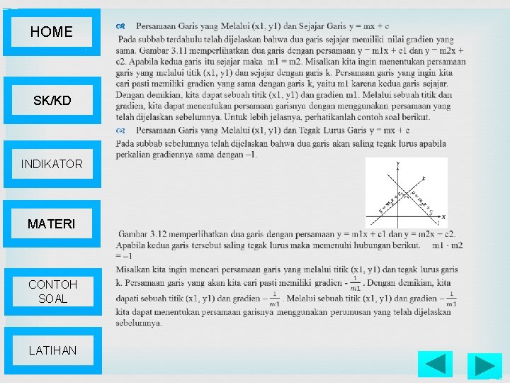 HOME SK/KD INDIKATOR MATERI CONTOH SOAL LATIHAN 