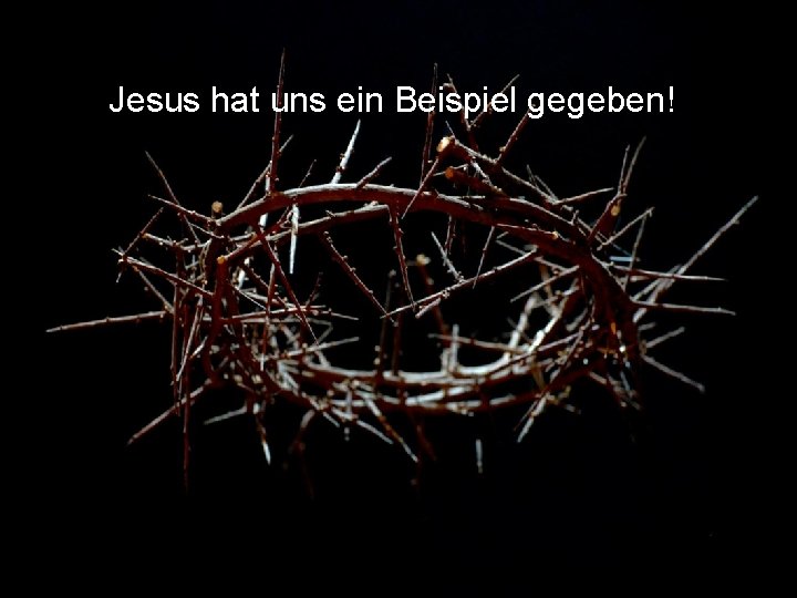 Einander die FüBe waschen? Jesus hat uns ein Beispiel gegeben! GZD 2018 