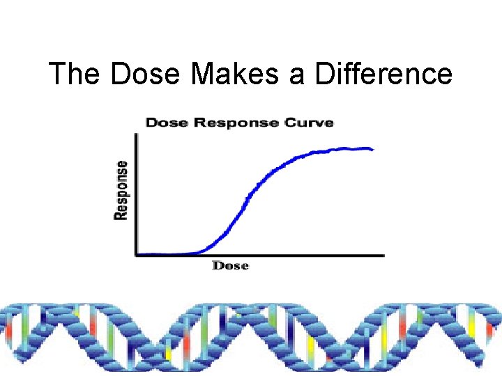 The Dose Makes a Difference 