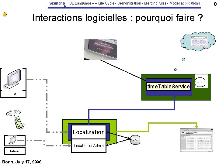 Scenario - ISL Language – – Life Cycle - Demonstration - Merging rules -