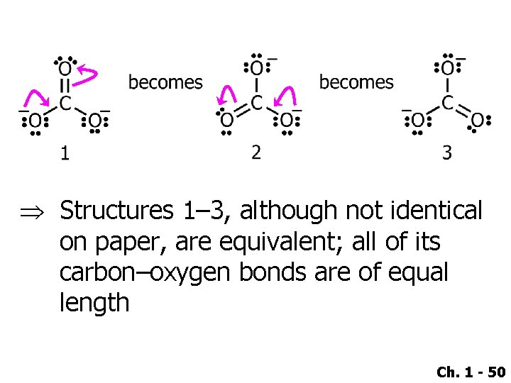  Structures 1– 3, although not identical on paper, are equivalent; all of its
