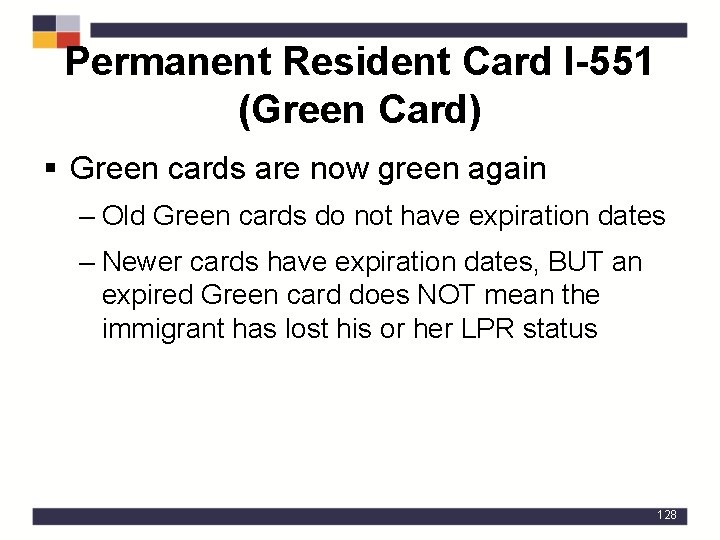 Permanent Resident Card I-551 (Green Card) § Green cards are now green again –
