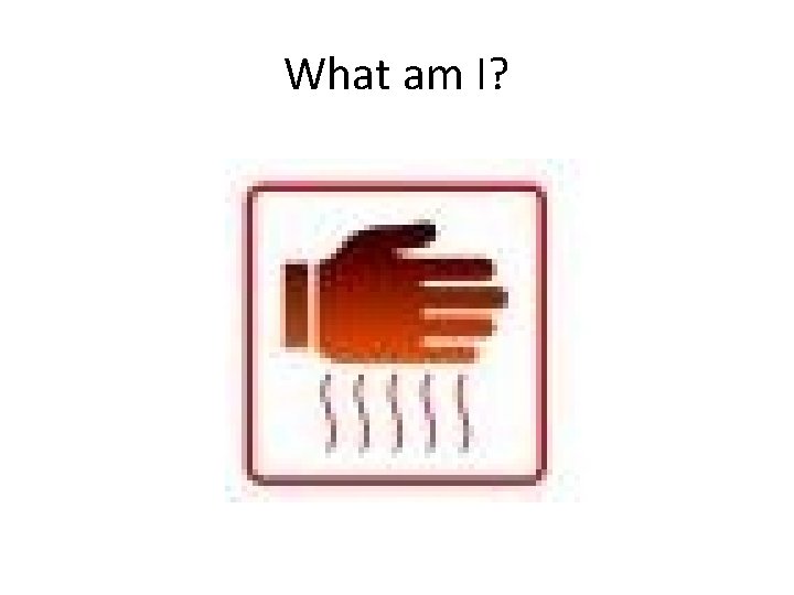 What am I? 