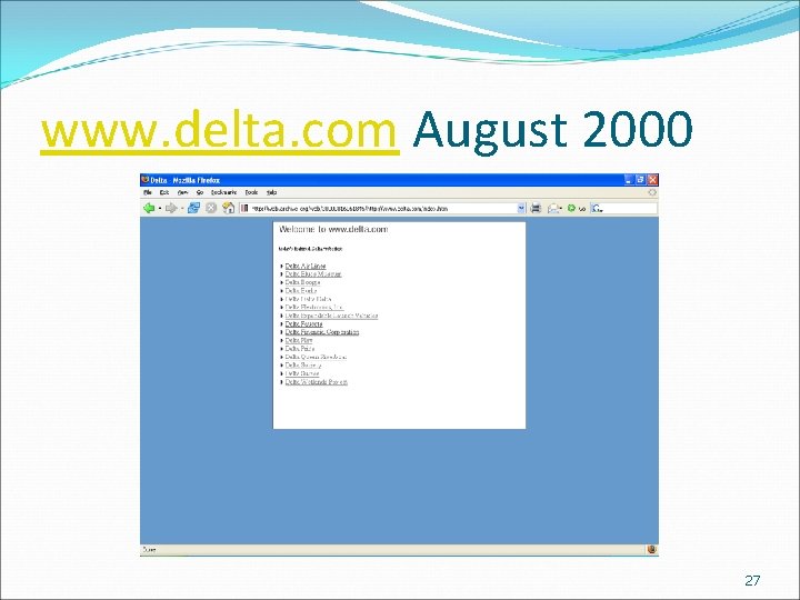 www. delta. com August 2000 27 