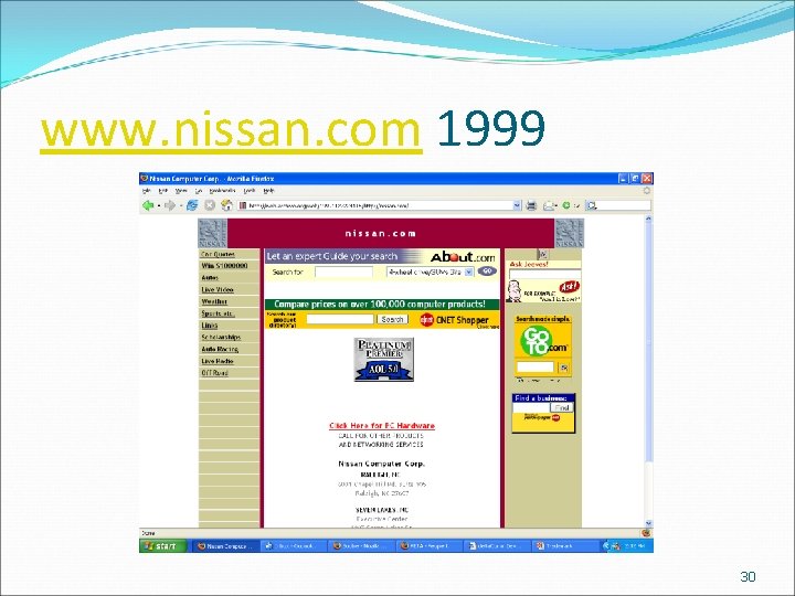 www. nissan. com 1999 30 