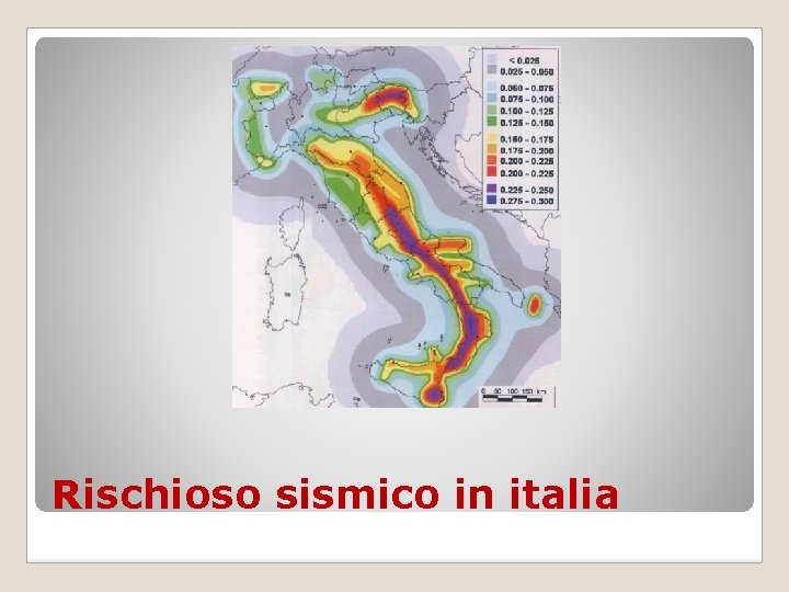 Rischioso sismico in italia 