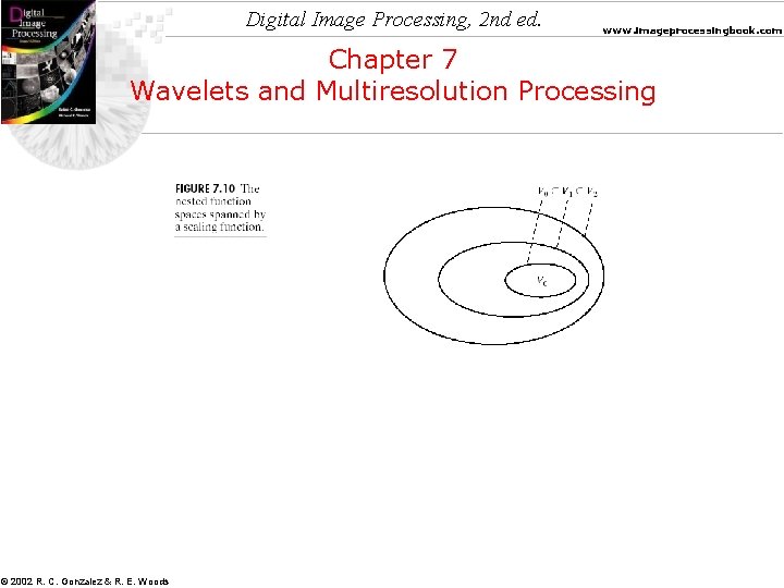 Digital Image Processing, 2 nd ed. www. imageprocessingbook. com Chapter 7 Wavelets and Multiresolution Digital Image Processing, 2 nd ed. www. imageprocessingbook. com Chapter 7 Wavelets and Multiresolution