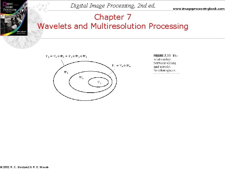 Digital Image Processing, 2 nd ed. www. imageprocessingbook. com Chapter 7 Wavelets and Multiresolution Digital Image Processing, 2 nd ed. www. imageprocessingbook. com Chapter 7 Wavelets and Multiresolution