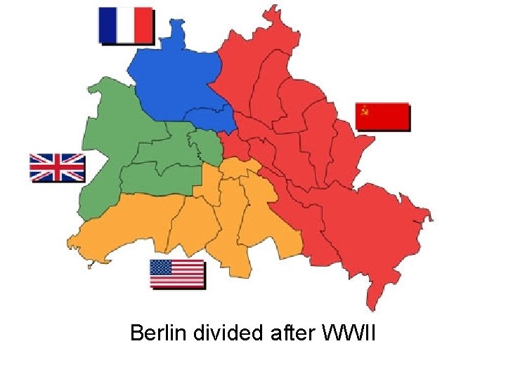 Berlin divided after WWII 