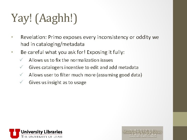 Yay! (Aaghh!) • • Revelation: Primo exposes every inconsistency or oddity we had in