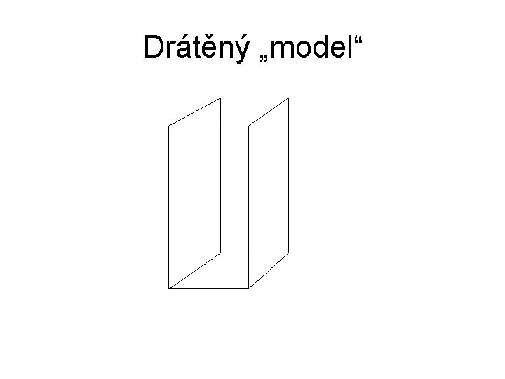 Drátěný „model“ 