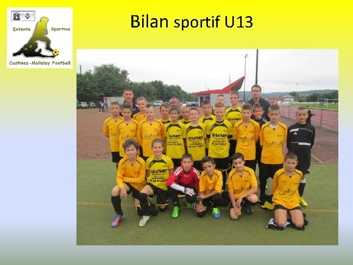 Bilan sportif U 13 