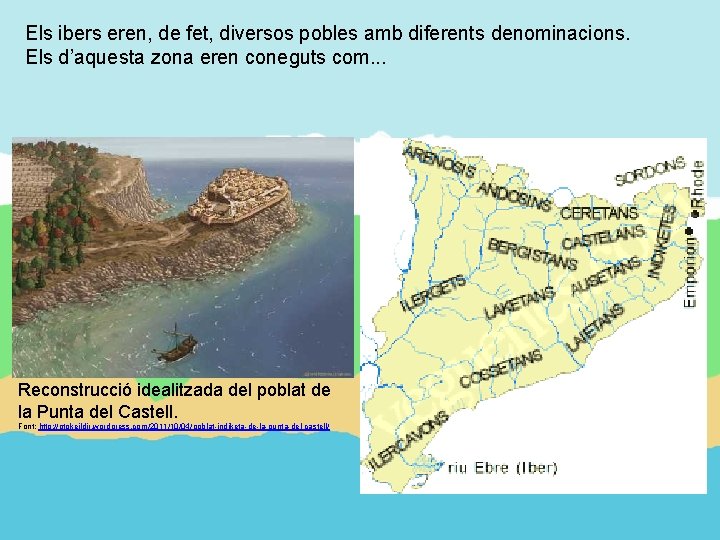 Els ibers eren, de fet, diversos pobles amb diferents denominacions. Els d’aquesta zona eren