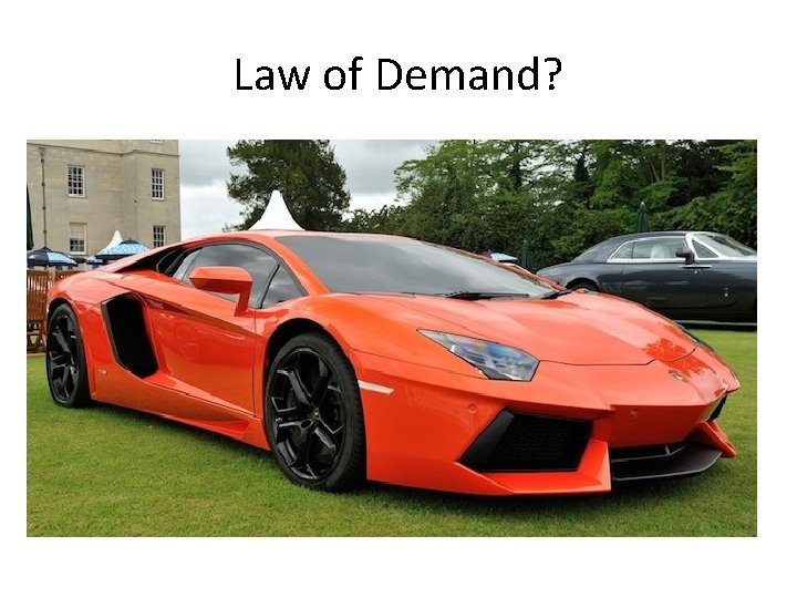 Law of Demand? 
