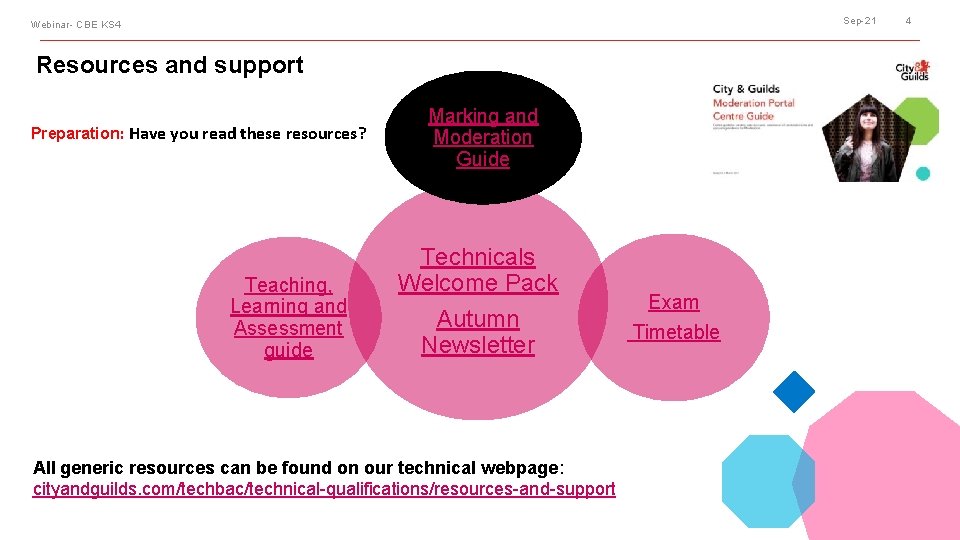 Sep-21 Webinar- CBE KS 4 Resources and support Preparation: Have you read these resources?