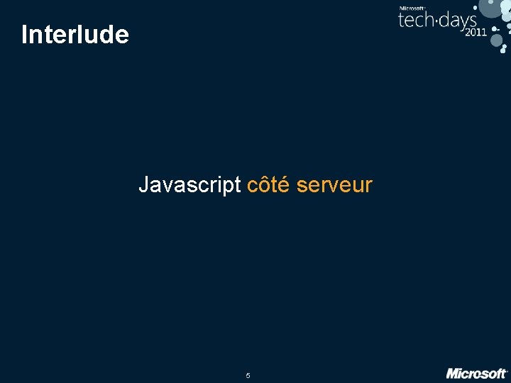 Interlude Javascript côté serveur 5 