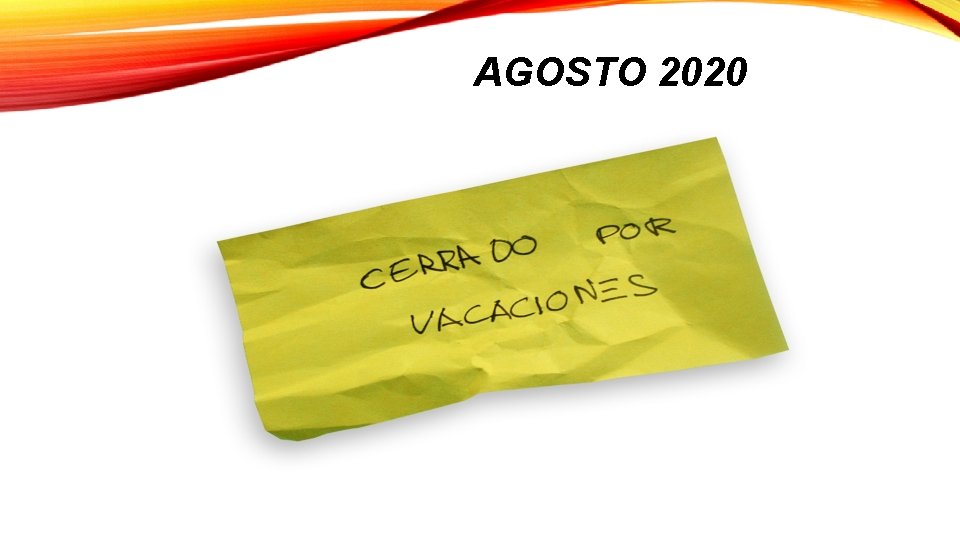 AGOSTO 2020 