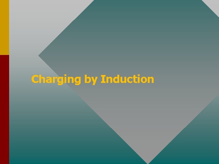 Charging by Induction 