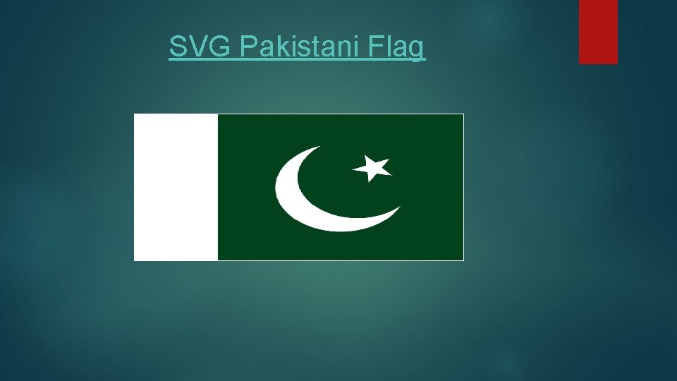 SVG Pakistani Flag SVG Pakistani Flag