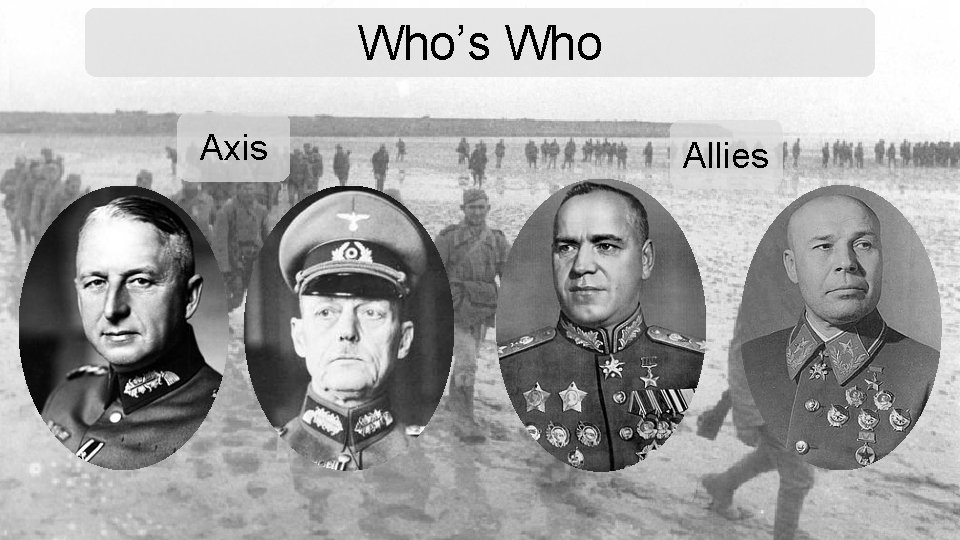 Who’s Who Axis Allies 