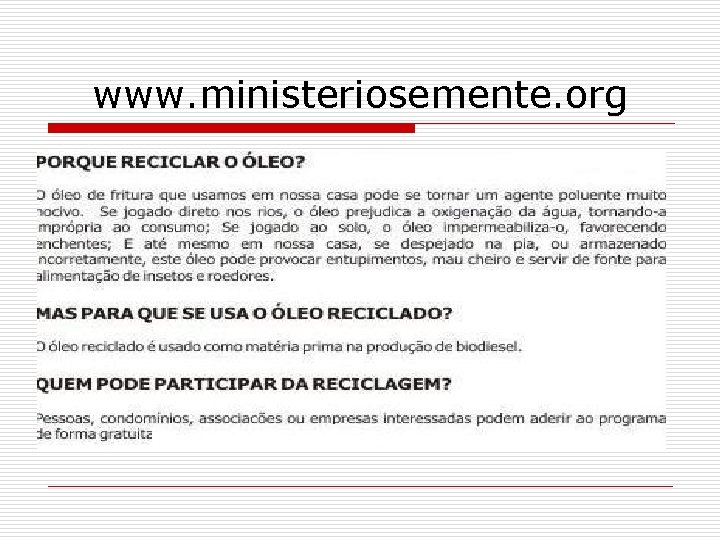 www. ministeriosemente. org 