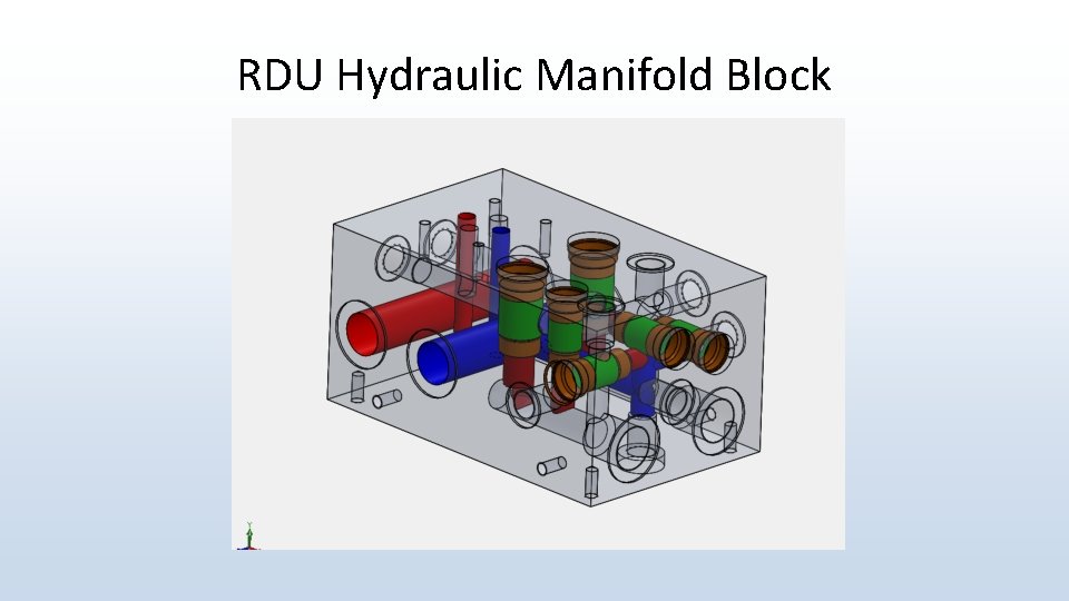 RDU Hydraulic Manifold Block 