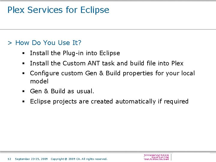 Plex Services for Eclipse > How Do You Use It? § Install the Plug-in