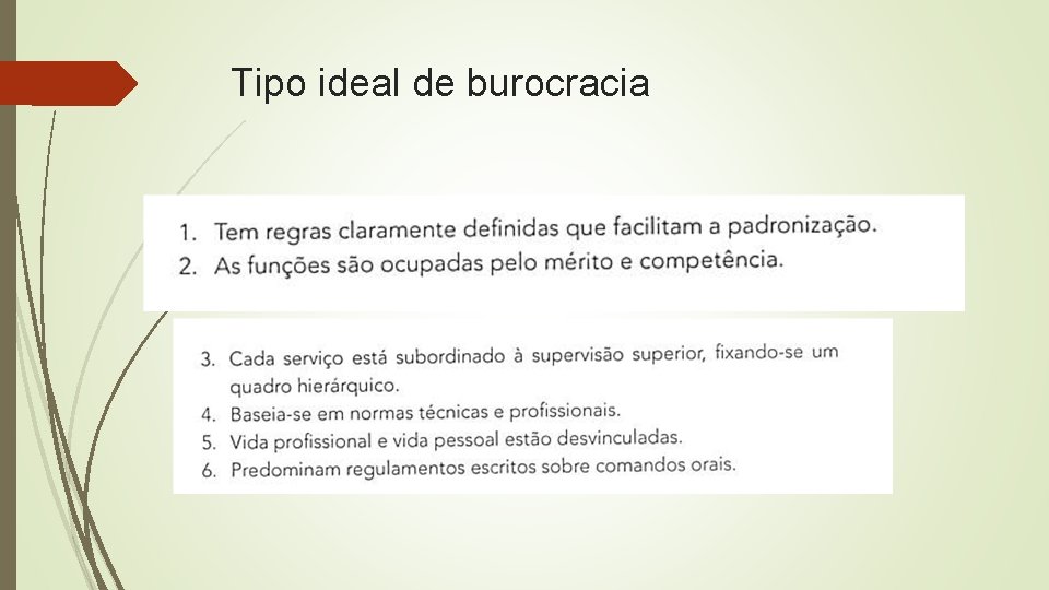 Tipo ideal de burocracia 