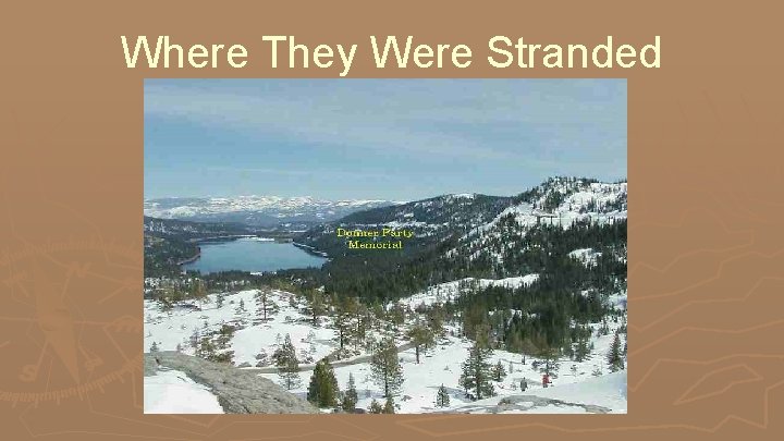 Where They Were Stranded 