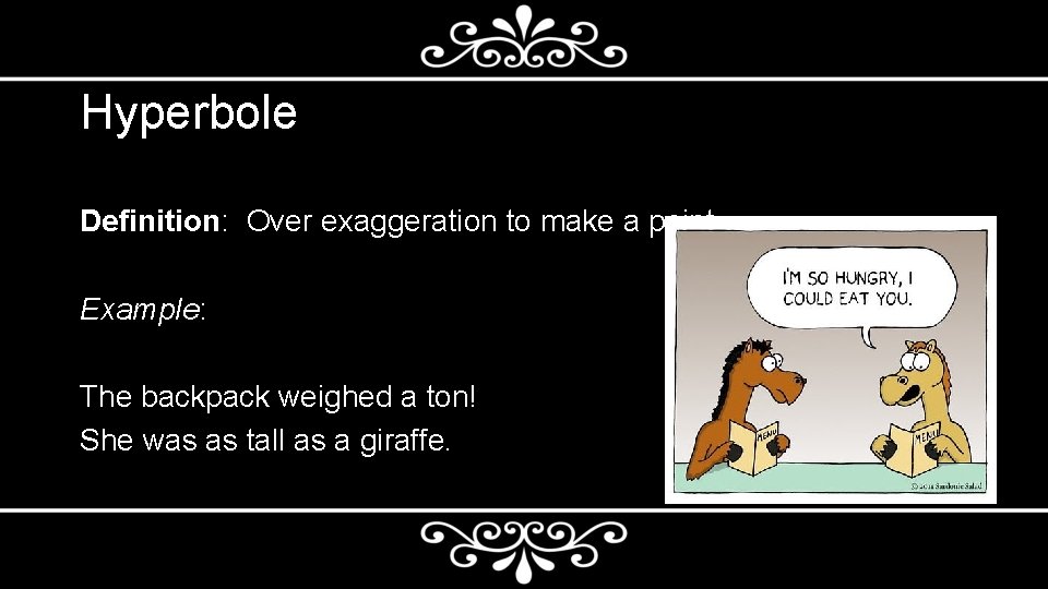 Figurative Language Terms and Definitions Symbol Definition An