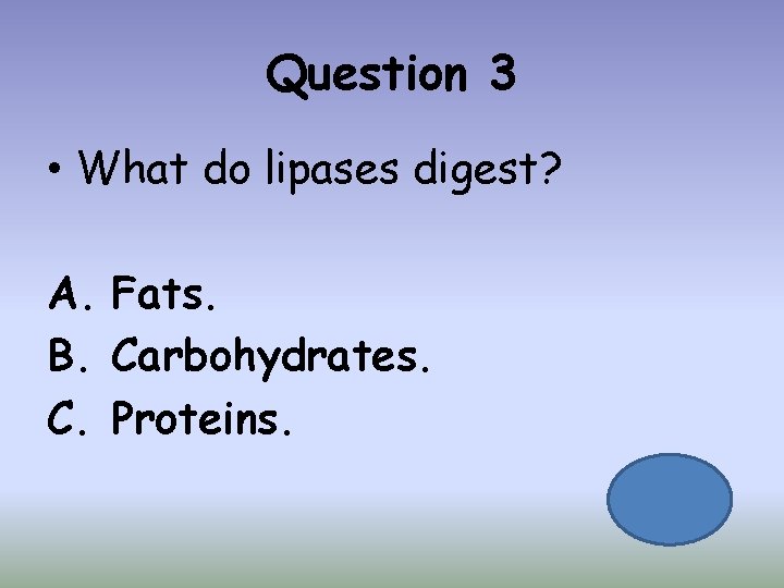 End of Term Quiz Round 1 Biology Round