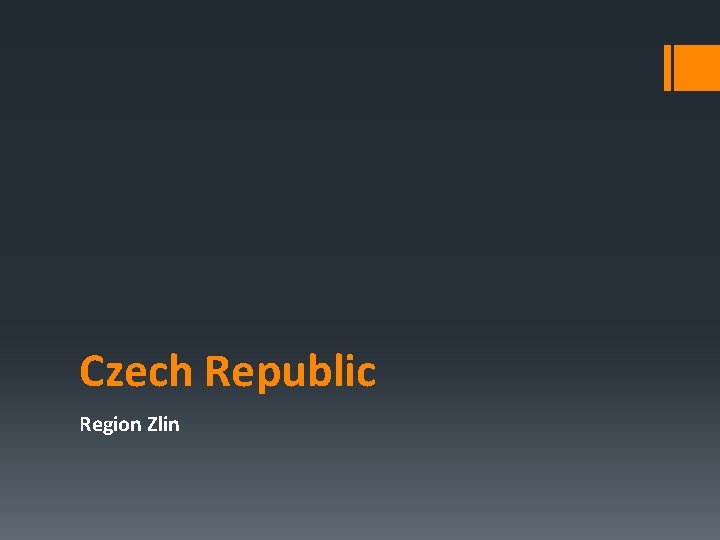 Czech Republic Region Zlin 