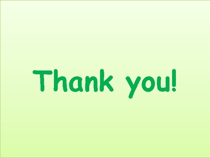 Thank you! 