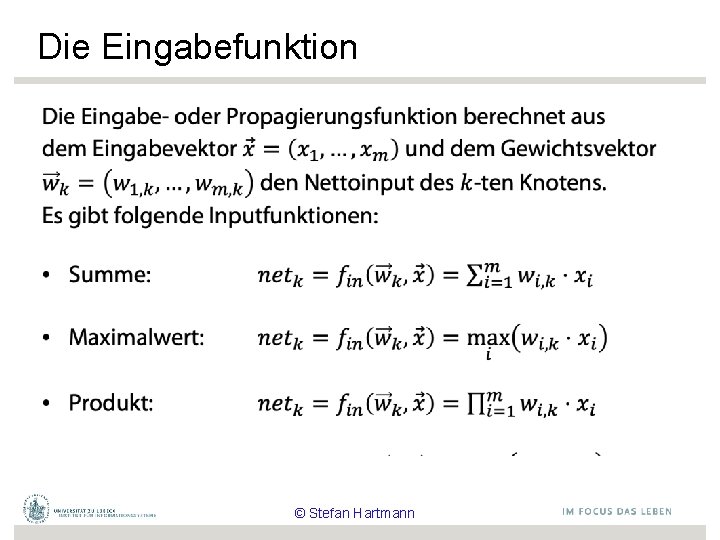 Die Eingabefunktion • © Stefan Hartmann 