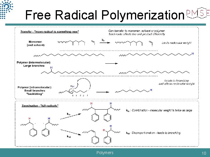 Free Radical Polymerization Polymers 10 