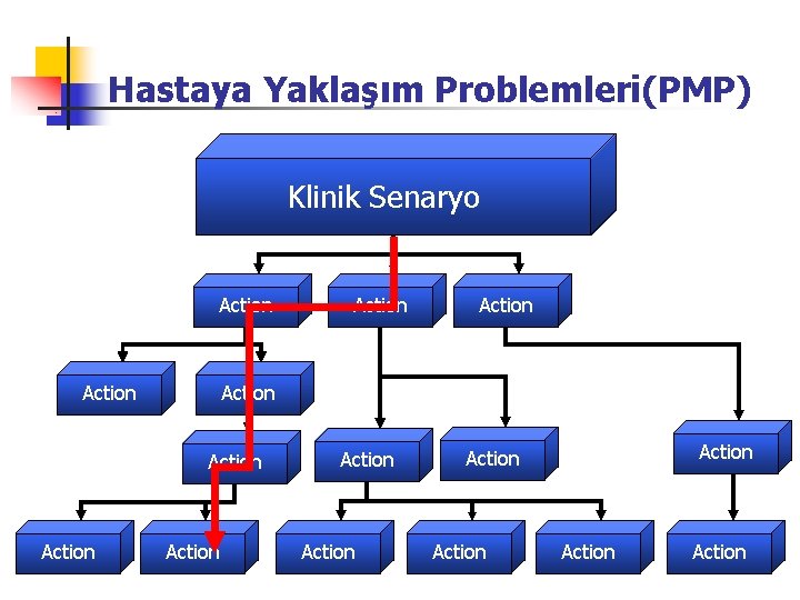 Hastaya Yaklaşım Problemleri(PMP) Klinik Senaryo Action Action Action Action 