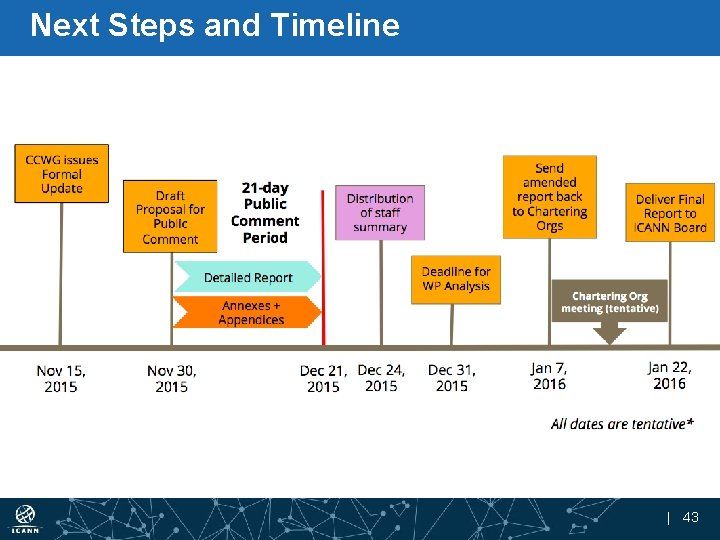 Next Steps and Timeline | 43 