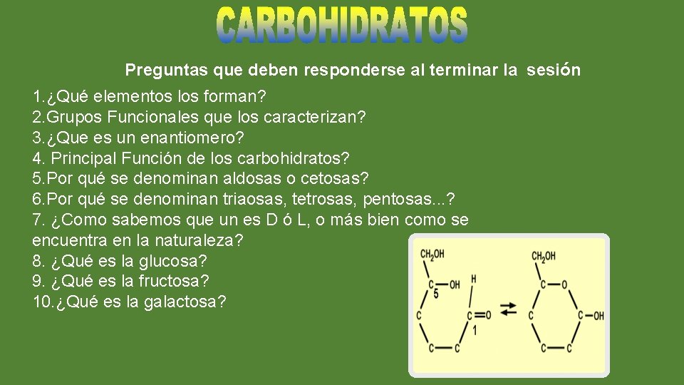 Preguntas que deben responderse al terminar la sesión 1. ¿Qué elementos los forman? 2.