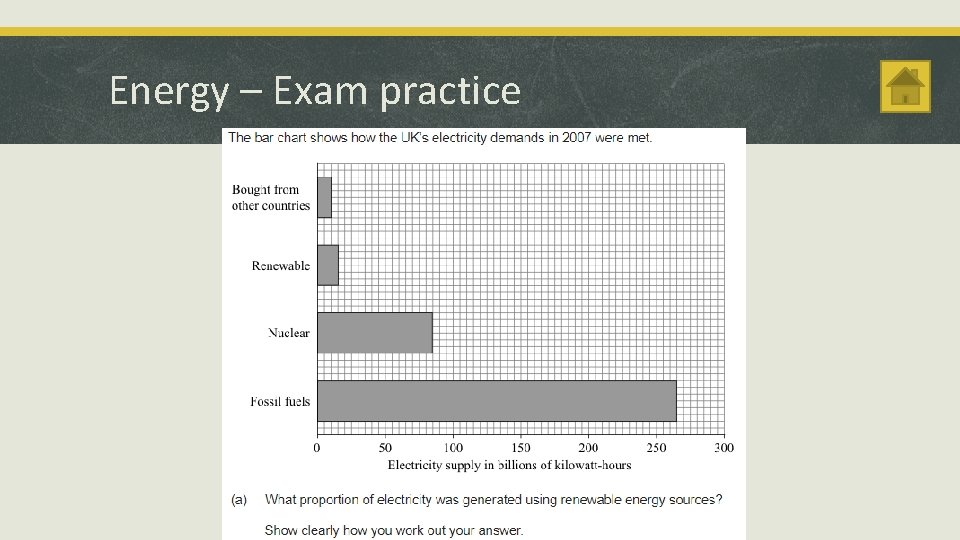 Energy – Exam practice 