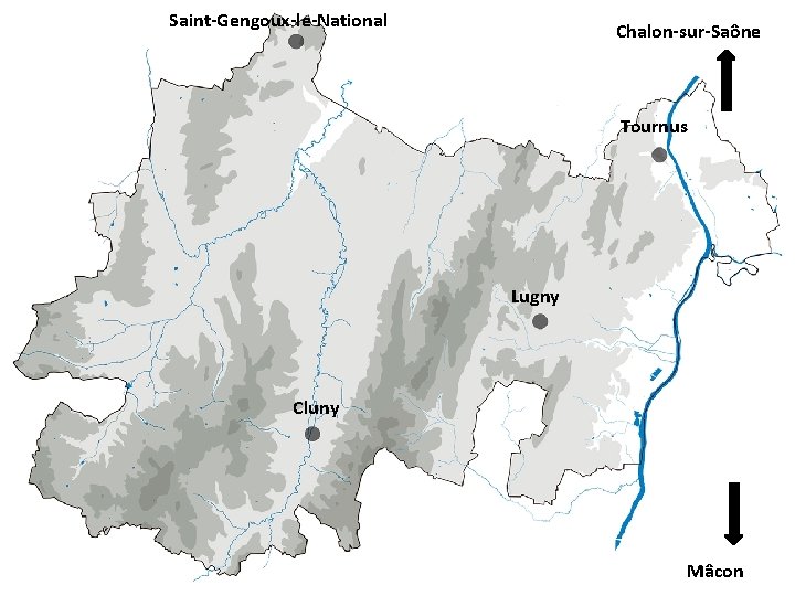 Saint-Gengoux-le-National Chalon-sur-Saône Tournus Lugny Cluny Mâcon 