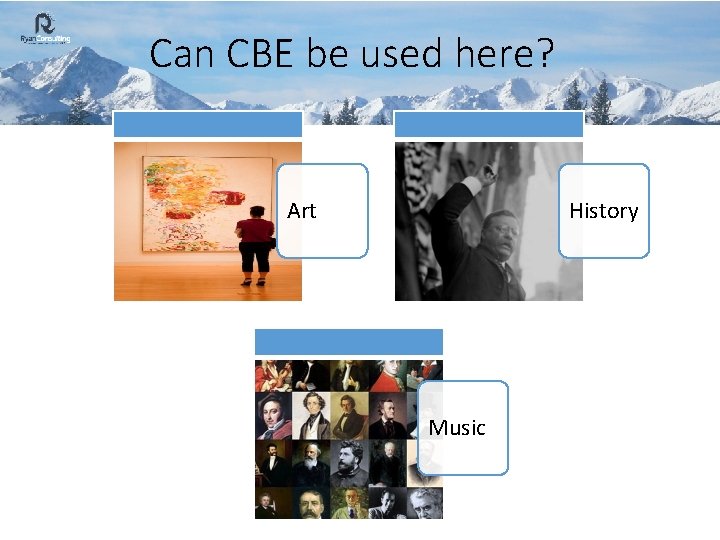 Can CBE be used here? Art History Music 